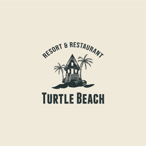 Beach logo with the title 'Logo Design for Beachfront Boutique Hotel for Surfers'