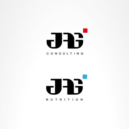 Balanced logo with the title 'Modern logo for consulting firm'
