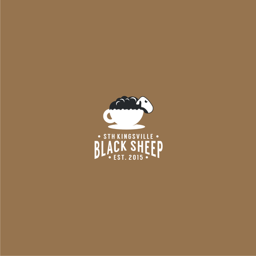 Coffee brand with the title 'Black sheep'
