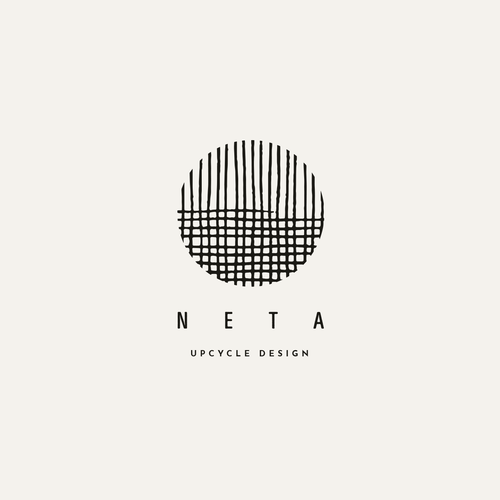 Textile design with the title 'Neta'