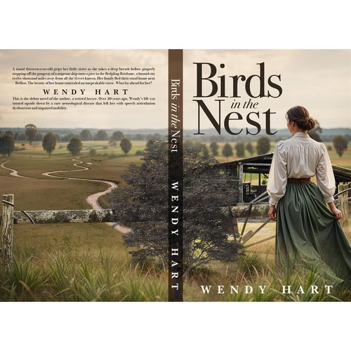 Vintage book cover with the title 'Birds in the Nest'