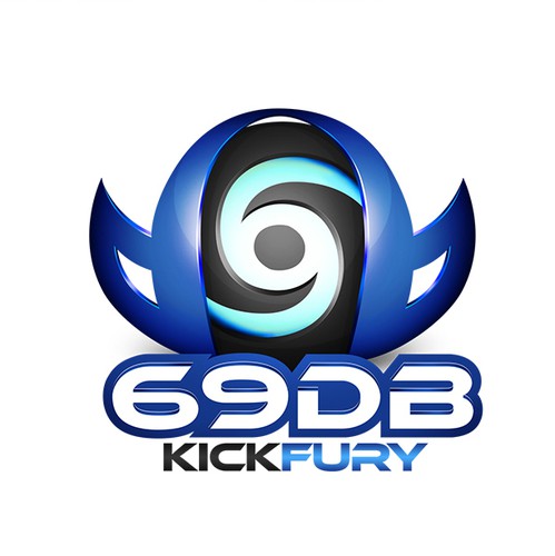 69 logo with the title 'Logo Design concept for Electronic Sports 69DB'