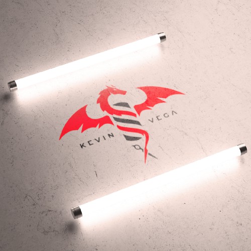 Stand-out design with the title 'Stand-out Logo. Dragon Barber'