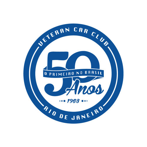 Veteran logo with the title 'Veteran Car Club 50th'