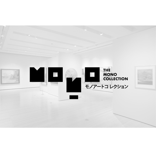 Display design with the title 'Logo concept proposal for The Mono Collection'