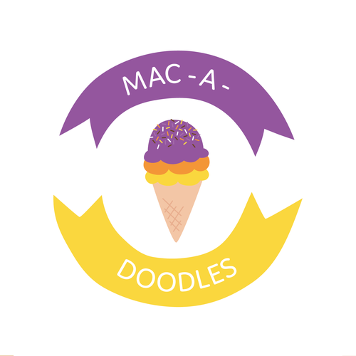 Mid-size enterprise  logo with the title 'MAC - A - DOODLES LOGO'