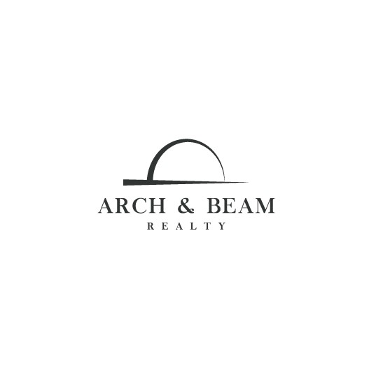 Arch design with the title 'Arch & Beam Logo'