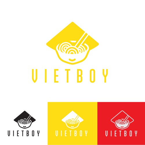 Vector logo with the title 'Concept Logo for viet restaurant'