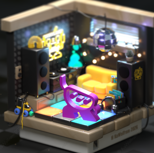 3D logo with the title 'Complementary logo icons'