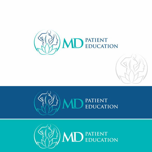 Medical design with the title 'Logo design for MD Patient Education'