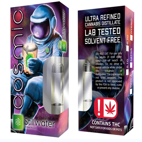 Retro packaging with the title 'Space Nug'