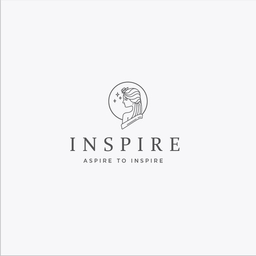 Salon brand with the title 'INSPIRE BEAUTY AND SPA'