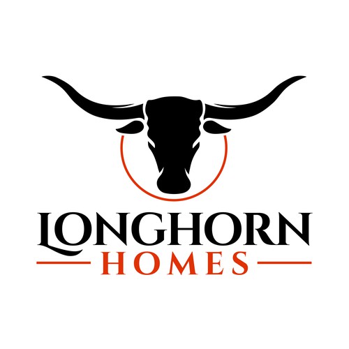 Bull logo with the title 'Longhorn Homes'