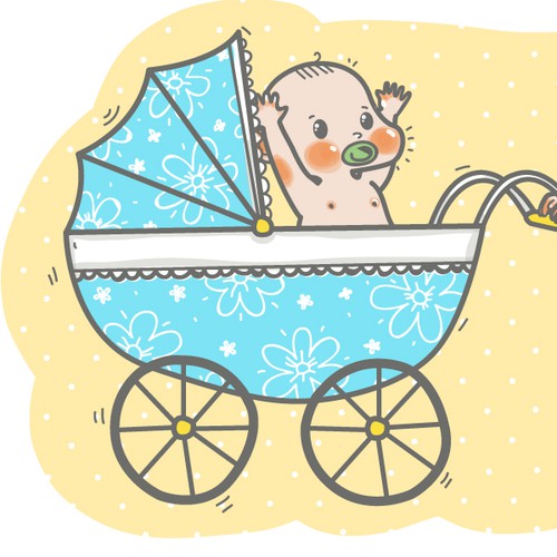 Baby design with the title '99designs newsletter title image'