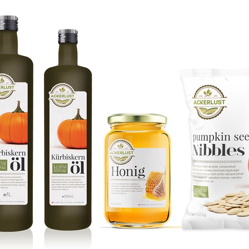 White packaging with the title 'Packaging & Label'