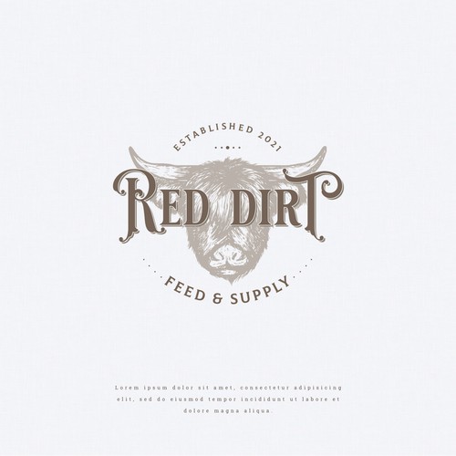 Ranch logo with the title 'Logo for a Farm and Ranch Feed Supply Store'