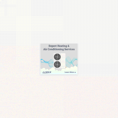 Animated banner for Air Conditioning Company