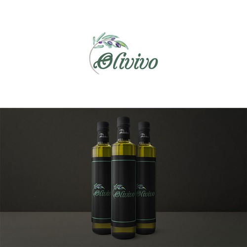 Olive oil logo with the title 'Logo for olive oil'