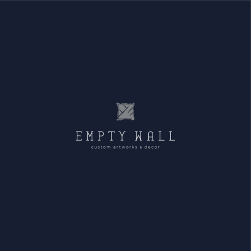 Pencil brand with the title 'Logo Concept for Empty Wall'