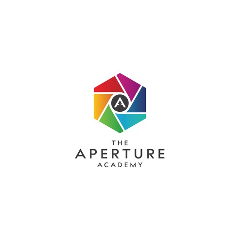 Aperture design with the title 'The Aperture Academy'