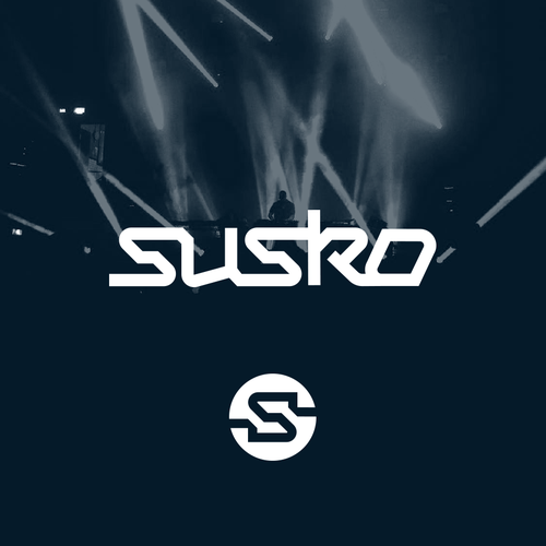 Musician logo with the title 'Bold logo for DJ'