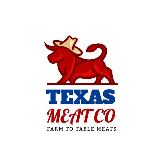 Meat brand with the title 'texas meat'