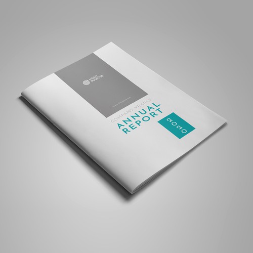 Proposal design with the title 'Annual Report Brochure Design'