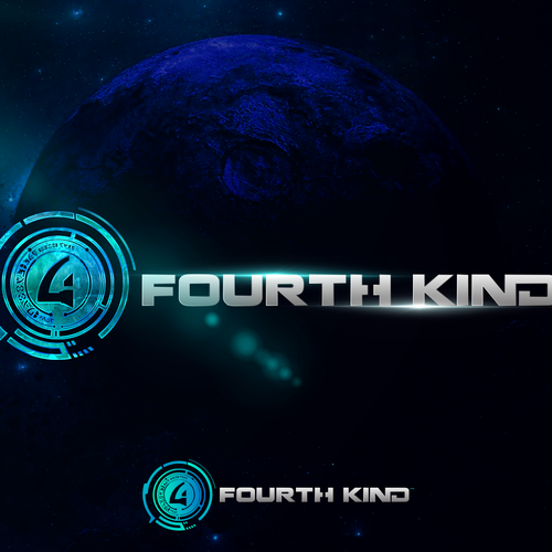 Sci-fi logo with the title 'UFO Website'