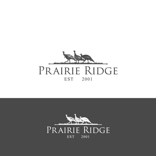 Turkey logo with the title 'Logo for family ranch'