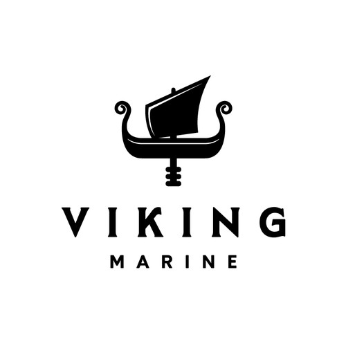 Marine logo with the title 'Viking Marine'
