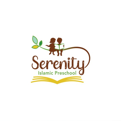 Preschool logo with the title 'Serenity'
