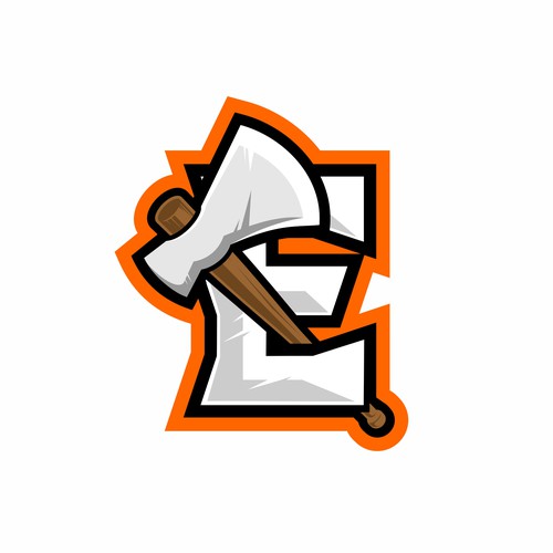 Sports logo with the title 'EDGE ACADEMY AXEMEN'