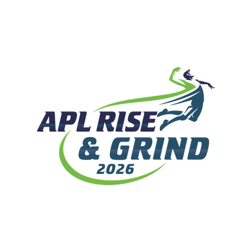 Design with the title 'Rise & Grind'