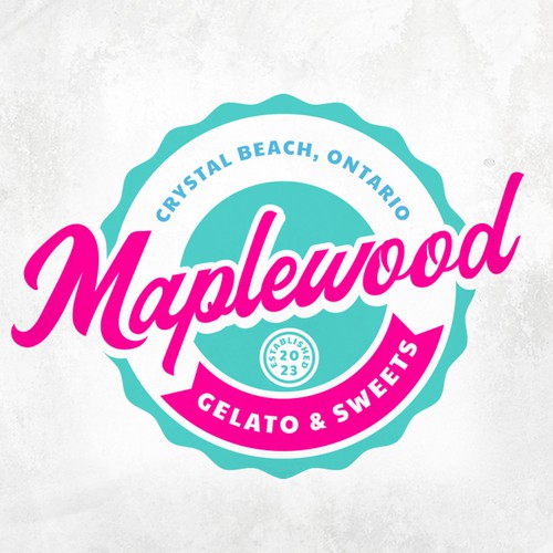 枫设计与标题“Maplewood冰淇淋和糖果”