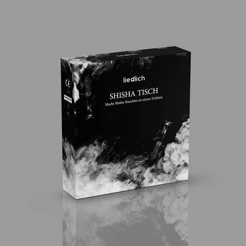 Tobacco packaging with the title 'Shisha Tisch (Liedlich)'
