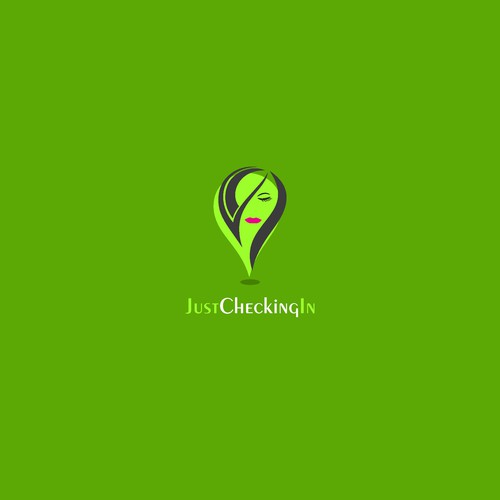 Destination design with the title 'Just Checking In'