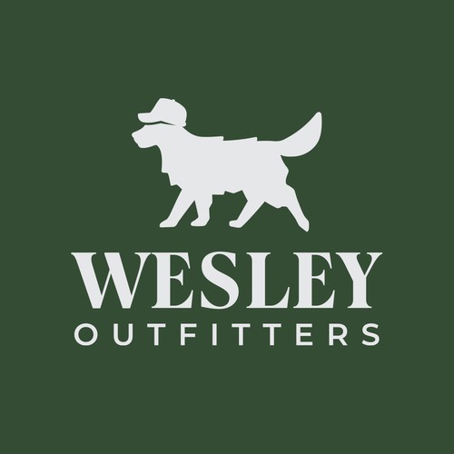 Puppy logo with the title 'Logo design contest winner'