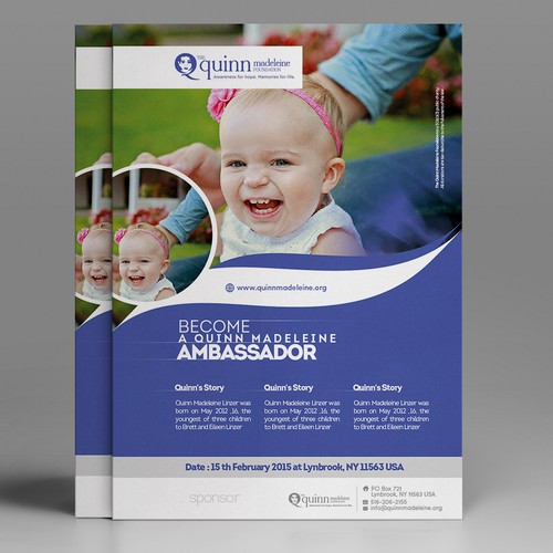 Foundation design with the title 'Templates Organization Quinn Madeleine'