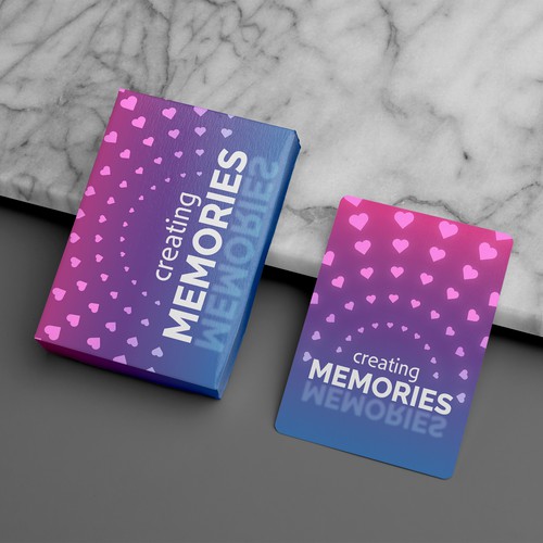 Card game design with the title 'Card game design'