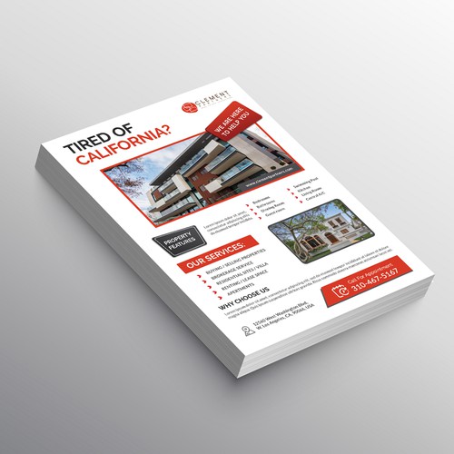 Flayer design with the title 'Real Estate Investment agency flyer'