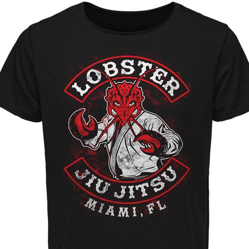 Jiu-jitsu design with the title 'Lobster jiu jitsu'