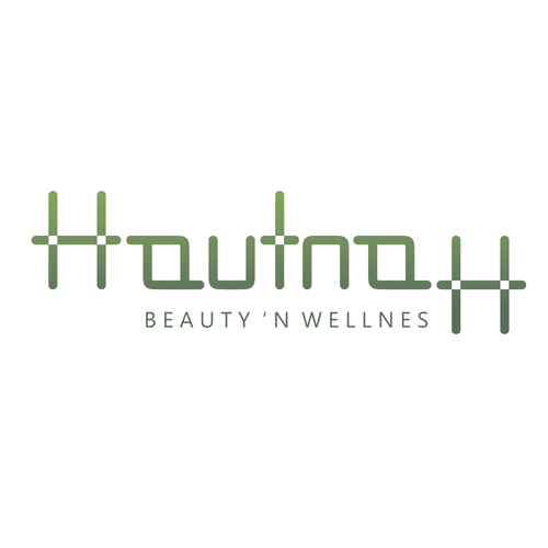 Ambigram logo with the title 'hautnah'