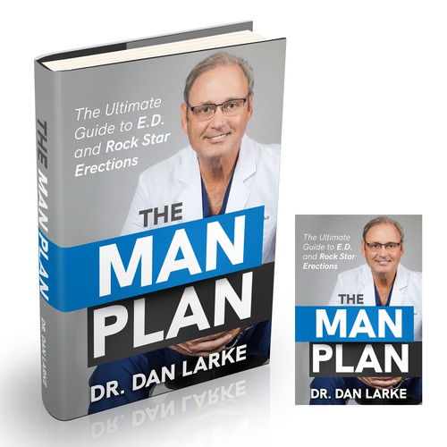 Elegant book cover with the title 'Erectile Dysfunction Book Cover'