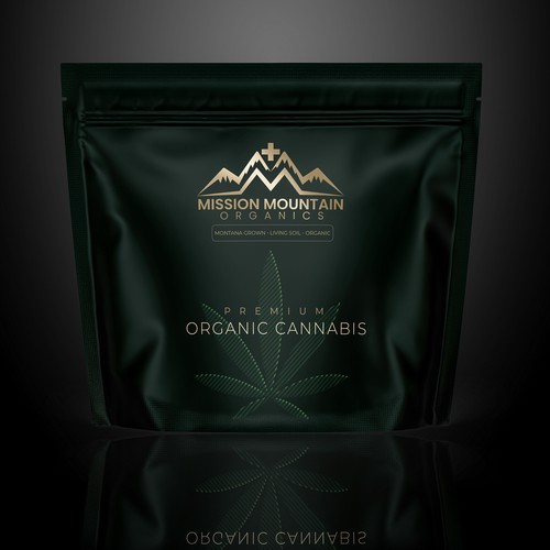Cannabis packaging with the title 'CANNABIS'