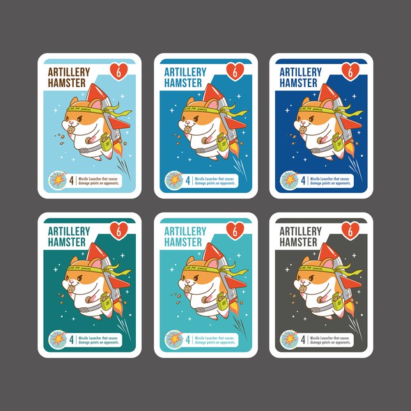 Hamster logo with the title 'Card Game Design'