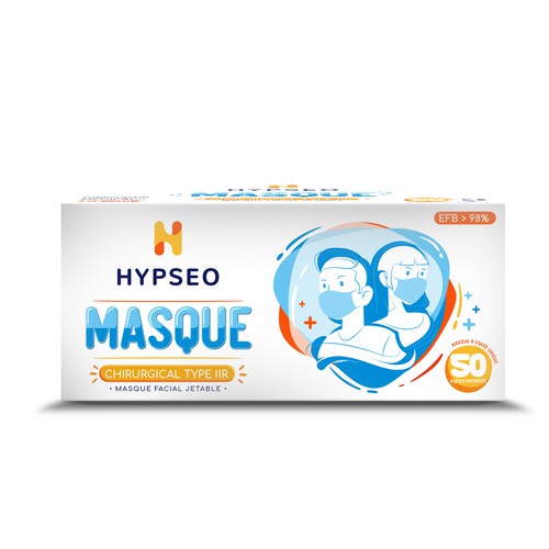 Medicine packaging with the title 'hypseo masque'