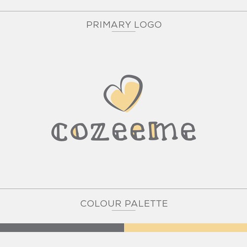 Baby clothing logo with the title 'Logo Design'