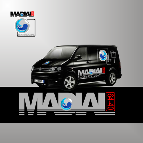 Dry cleaner logo with the title 'madial 64-40'