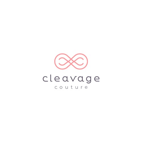 Lingerie logo with the title 'Cleavage Couture'