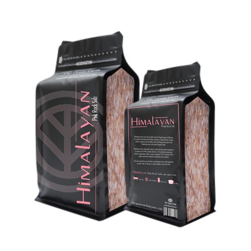 Stylish packaging with the title 'ROCK SALTS'